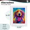 Stupell Industries Dog Is Love Swirled Pattern Framed Print Under Glass, design by Dean Russo- Evolution Collection